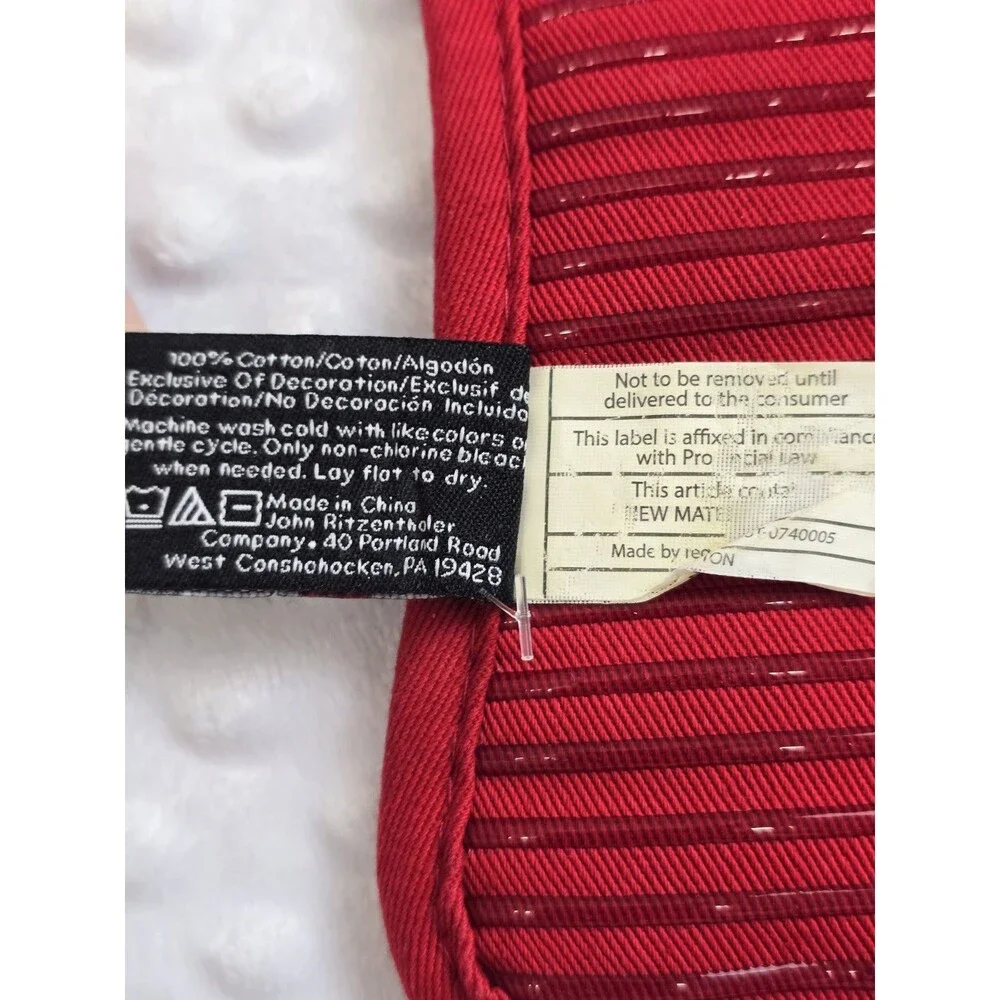 All-Clad Premium Pot Holder & Hot Pad  Set Of 2 Heat Resistant 500  Degrees  Red